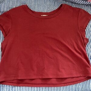 Free people NWOT red shirt